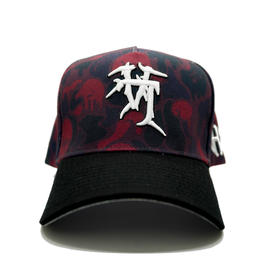 sacred maroon skull camo