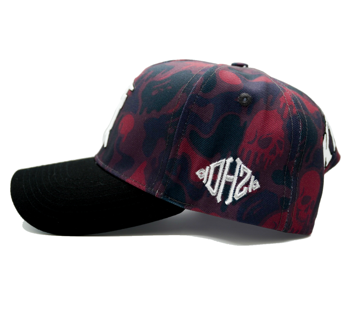 sacred maroon skull camo
